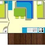 Mobil Confortable Avec Terrasse A - Api-1-52-478 * 布雷蒂诺斯梅尔