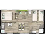 营地 Mobil Confortable Avec Terrasse A - Api-1-52-478 布雷蒂诺斯梅尔